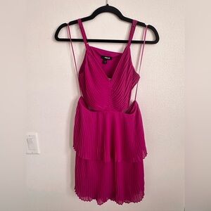 Express Pink Spaghetti Strap Sundress Cocktail